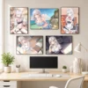 Poster A3 Arya san Anime Manga Lightnovel Arya san Bàn Bên Bền Đẹp Có Cán Màng Bóng Bề Mặt