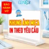 Khung ảnh Mica trong suốt Kệ Menu Mica Kích thước A4,A5 In hình theo yêu cầu - 2D Tộc Shop