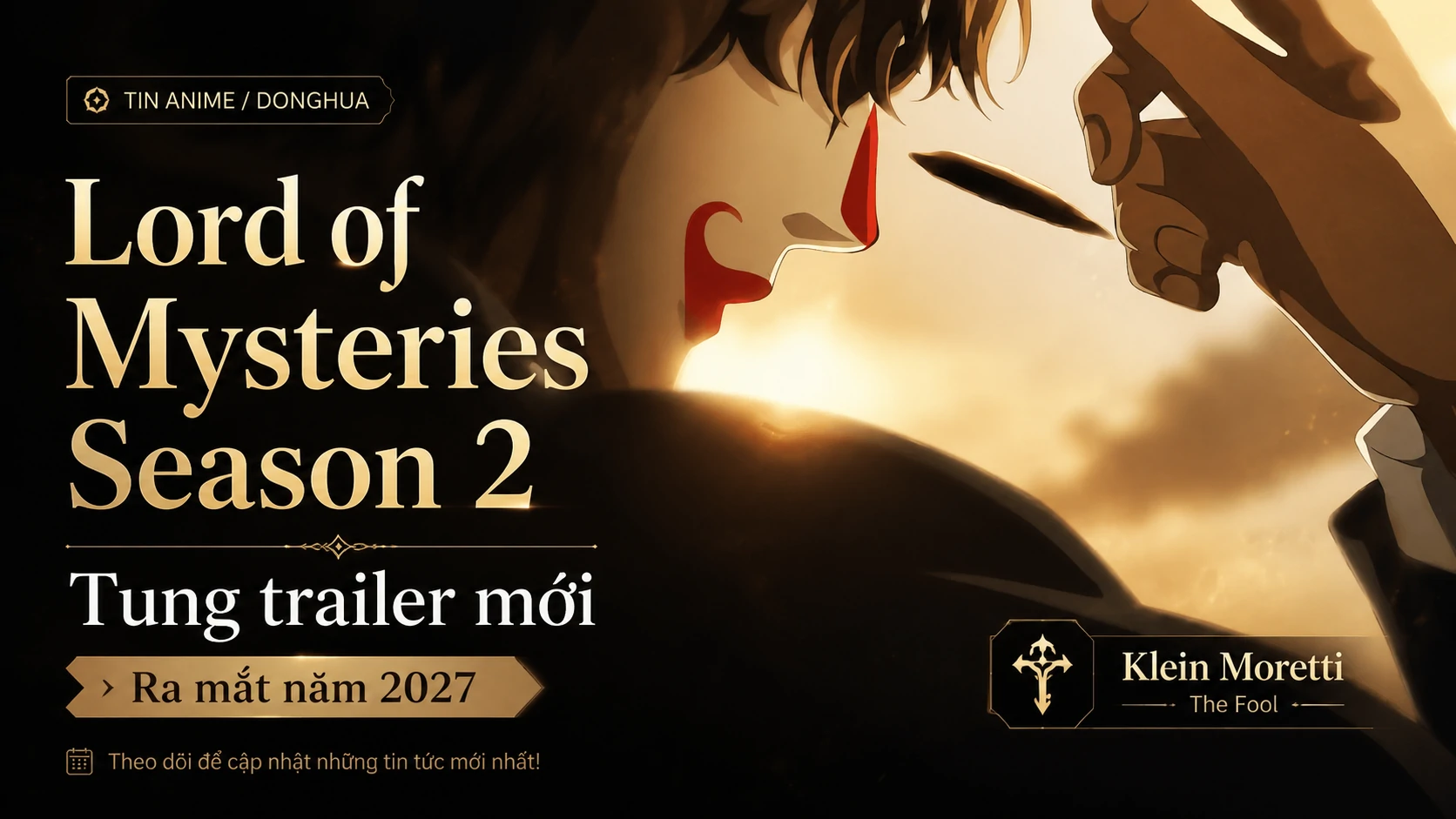 Lord of Mysteries Season 2 tung trailer mới trước lịch phát hành năm 2027