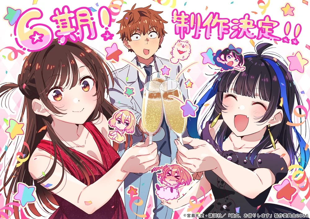 Rent-a-Girlfriend Season 6 chính thức được sản xuất