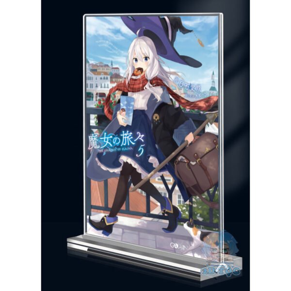 Khung ảnh Mica trong suốt Kích thước A4,A5 In hình Anime Manga Light Novel Hành trình của Elaina đế lùa dày trong suốt