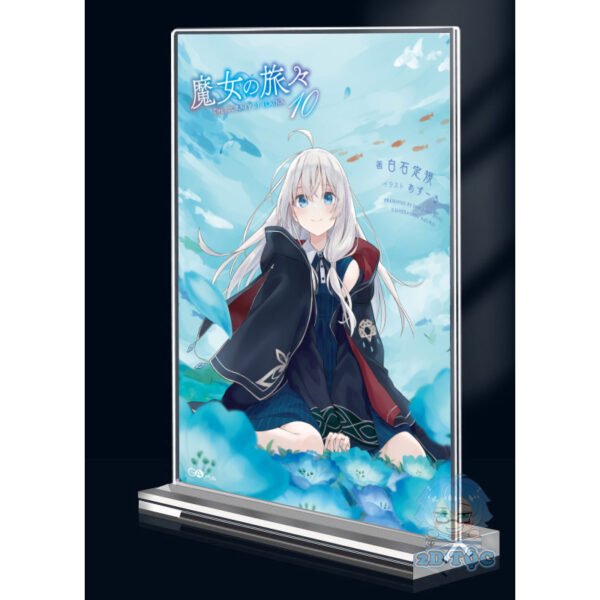 Khung ảnh Mica trong suốt Kích thước A4,A5 In hình Anime Manga Light Novel Hành trình của Elaina đế lùa dày trong suốt