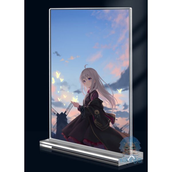 Khung ảnh Mica trong suốt Kích thước A4,A5 In hình Anime Manga Light Novel Hành trình của Elaina đế lùa dày trong suốt