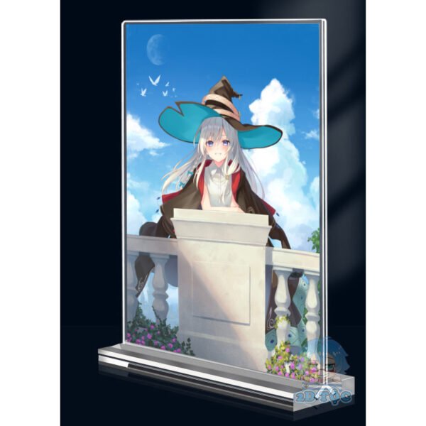 Khung ảnh Mica trong suốt Kích thước A4,A5 In hình Anime Manga Light Novel Hành trình của Elaina đế lùa dày trong suốt