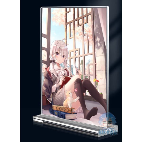 Khung ảnh Mica trong suốt Kích thước A4,A5 In hình Anime Manga Light Novel Hành trình của Elaina đế lùa dày trong suốt
