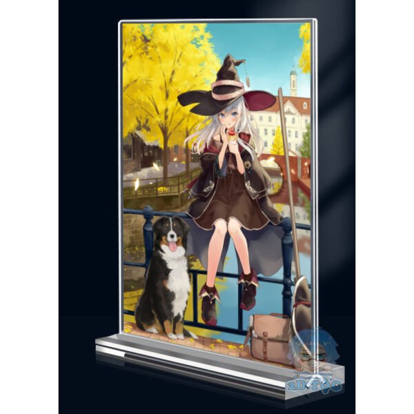 Khung ảnh Mica trong suốt Kích thước A4,A5 In hình Anime Manga Light Novel Hành trình của Elaina đế lùa dày trong suốt