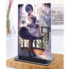 Khung ảnh Mica trong suốt Kích thước A4,A5 In hình Rem (1) Anime Manga Light Novel Re:Zero đế lùa màu đen