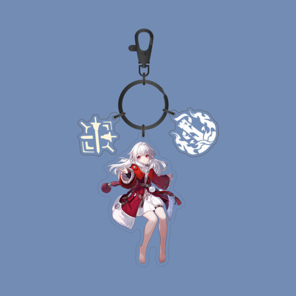 Móc Khóa Mica Trong Suốt Ép 2 Lớp cao cấp (Siêu To) Chùm 3 miếng Game Honkai: Star Rail – Phụ Kiện Anime By 2D Tộc Shop