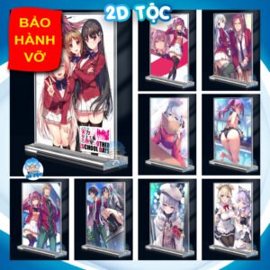 Khung ảnh Mica A4,A5 In hình Anime Manga Light Novel Chào mừng đến lớp học đề cao thực lực (1) đế lùa dày trong suốt