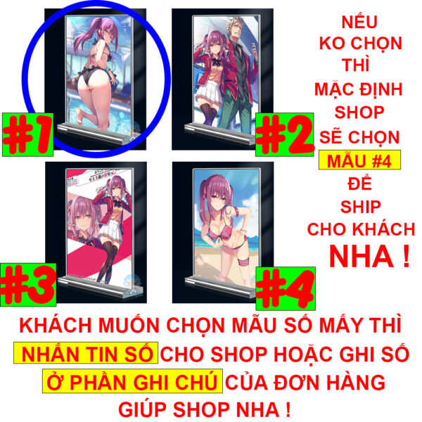 Khung ảnh Mica A4,A5 In hình Anime Manga Light Novel Chào mừng đến lớp học đề cao thực lực (1) đế lùa dày trong suốt