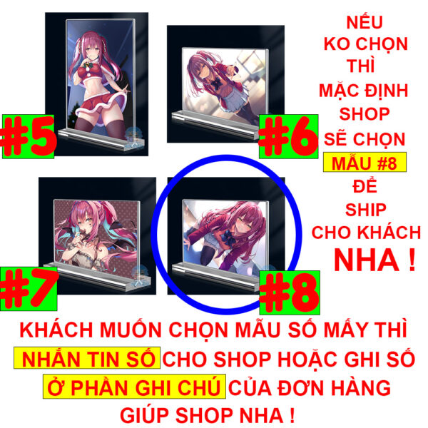 Khung ảnh Mica A4,A5 In hình Anime Manga Light Novel Chào mừng đến lớp học đề cao thực lực (1) đế lùa dày trong suốt