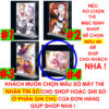 Khung ảnh Mica A4,A5 In hình Anime Manga Light Novel Chào mừng đến lớp học đề cao thực lực (1) đế lùa dày trong suốt
