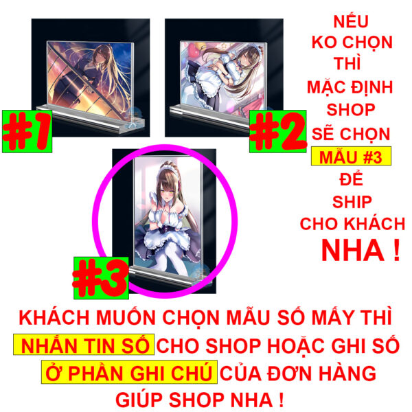 Khung ảnh Mica A4,A5 In hình Anime Manga Light Novel Chào mừng đến lớp học đề cao thực lực (1) đế lùa dày trong suốt
