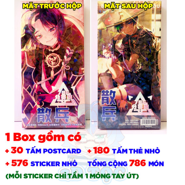 Hộp ảnh 340-1660 cái Postcard LOMO Sticker Scaramouche Game Genshin Impact - Hộp ảnh LOMO 2D Tộc Shop