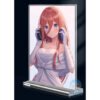 Khung ảnh Mica trong suốt Kích thước A4,A5 In hình Nakano Miku (1) Anime Manga Nhà Có 5 Nàng Dâu đế lùa dày trong suốt