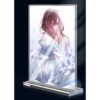 Khung ảnh Mica trong suốt Kích thước A4,A5 In hình Nakano Miku (1) Anime Manga Nhà Có 5 Nàng Dâu đế lùa dày trong suốt