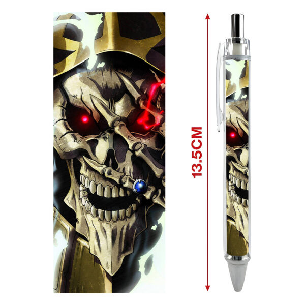 Bút viết In hình Anime Manga Light Novel Overlord - Hình in sắc nét - Bút Gel ngòi 0.5mm by 2D Tộc Shop