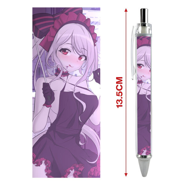 Bút viết In hình Anime Manga Light Novel Overlord - Hình in sắc nét - Bút Gel ngòi 0.5mm by 2D Tộc Shop