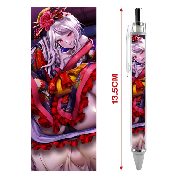Bút viết In hình Anime Manga Light Novel Overlord - Hình in sắc nét - Bút Gel ngòi 0.5mm by 2D Tộc Shop