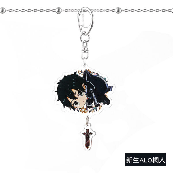 shopee-16087195785-9 Móc Khóa Mica Trong suốt In 2 Mặt Sắc Nét Ép 2 Lớp Mica cao cấp Anime Manga Light Novel Sword Art Online - 2D Tộc Shop