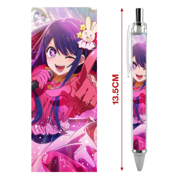 Bút viết In hình Anime Manga Oshi no Ko - Hình in sắc nét - Bút Gel ngòi 0.5mm by 2D Tộc Shop