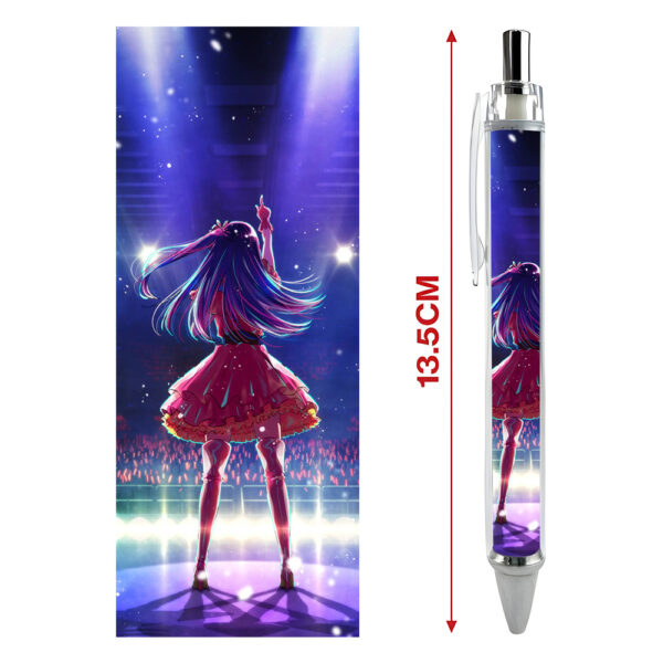 Bút viết In hình Anime Manga Oshi no Ko - Hình in sắc nét - Bút Gel ngòi 0.5mm by 2D Tộc Shop