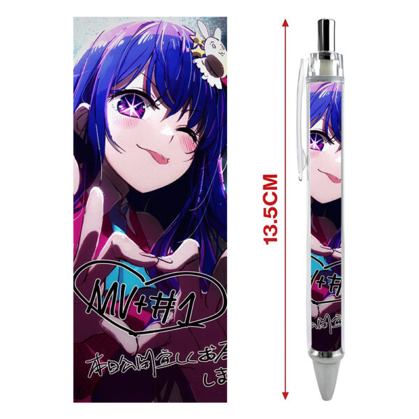 Bút viết In hình Anime Manga Oshi no Ko - Hình in sắc nét - Bút Gel ngòi 0.5mm by 2D Tộc Shop