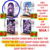 Khung ảnh Mica trong suốt Kích thước A4,A5 In hình Raiden Shogun Game Genshin Impact (1) đế lùa màu đen