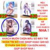 Khung ảnh Mica trong suốt Kích thước A4,A5 In hình Raiden Shogun Game Genshin Impact (1) đế lùa màu đen