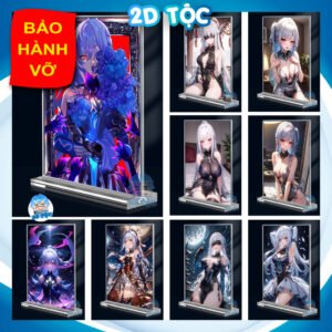 Khung ảnh Mica trong suốt Kích thước A4,A5 In hình Anime Manga Jingliu Game Honkai: Star Rail đế lùa dày trong suốt