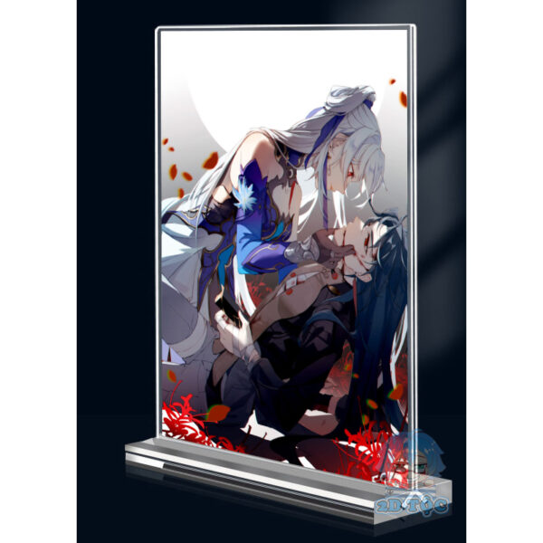 Khung ảnh Mica trong suốt Kích thước A4,A5 In hình Anime Manga Jingliu Game Honkai: Star Rail đế lùa dày trong suốt