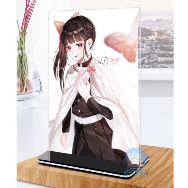 Khung ảnh Mica trong suốt Kích thước A4,A5 In hình Kanao Tsuyuri (1) Anime Manga Kimetsu no Yaiba đế lùa màu đen