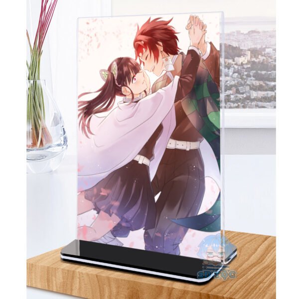 Khung ảnh Mica trong suốt Kích thước A4,A5 In hình Kanao Tsuyuri (1) Anime Manga Kimetsu no Yaiba đế lùa màu đen