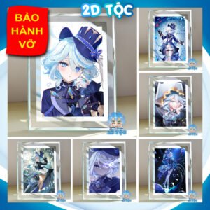 Khung kính Focalors (Furina) Game Genshin Impact- để bàn by 2D Tộc Shop