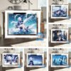 Khung kính Focalors (Furina) Game Genshin Impact- để bàn by 2D Tộc Shop