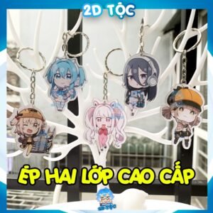 Móc Khóa In Sắc Nét 2 Mặt Ép 2 Lớp mica cao cấp Game Goddess of Victory: Nikke  – Phụ Kiện Anime By 2D Tộc Shop