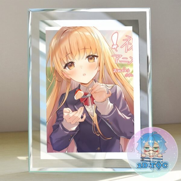 shopee-17081139332-4 Khung Ảnh Kính Thiên sứ nhà bên (3) để bàn by 2D Tộc Shop - Otonari no Tenshi-sama ni Itsu no Aida ni ka Dame Ningen ni