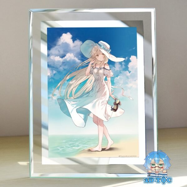 shopee-17081139332-5 Khung Ảnh Kính Thiên sứ nhà bên (3) để bàn by 2D Tộc Shop - Otonari no Tenshi-sama ni Itsu no Aida ni ka Dame Ningen ni