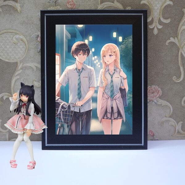 Khung Ảnh Treo Tường, Để Bàn 10x15, 13x18, A5, A4, A3 Mặt Mica Anime Manga Light Novel Sống Cùng Em Kế Gimai Seikatsu2 -