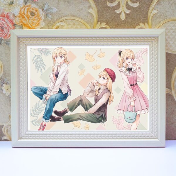 Khung Ảnh Treo Tường, Để Bàn 10x15, 13x18, A5, A4, A3 Mặt Mica Anime Manga Light Novel Sống Cùng Em Kế Gimai Seikatsu2 -