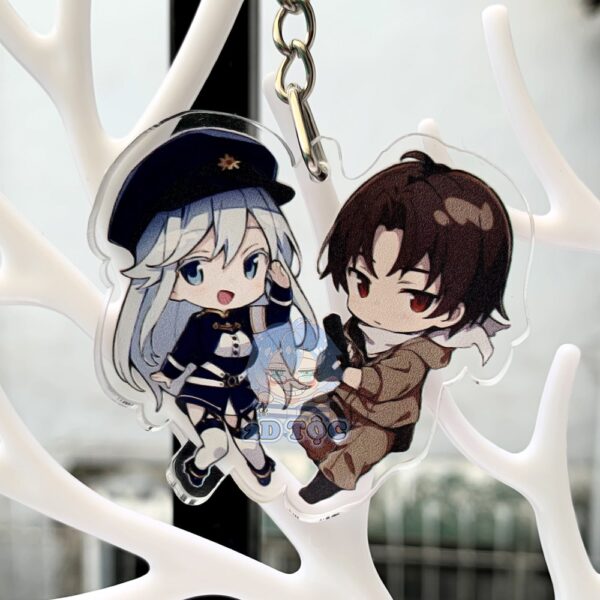 Móc Khóa Mica Trong suốt In 2 Mặt Sắc Nét Anime Manga Light Novel 86 Eighty Six – Phụ Kiện Anime By 2D Tộc Shop