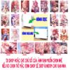 Tổng hợp Poster Postcard Móc khóa Standee Khung ảnh Bút Raiden Shogun - Yae Miko Game Genshin Impact - 2D Tộc Shop