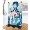 Khung ảnh Mica trong suốt Kích thước A4,A5 In hình Focalors (Furina) Game Genshin Impact đế lùa màu đen - 2D Tộc Shop