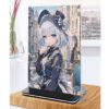 Khung ảnh Mica trong suốt Kích thước A4,A5 In hình Focalors (Furina) Game Genshin Impact đế lùa màu đen - 2D Tộc Shop