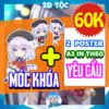 [SIÊU COMBO POSTER + MÓC KHÓA] Set 2 poster A3 chất lượng cao in theo yêu cầu - kèm móc khóa Sakayanagi Arisu cực xịn