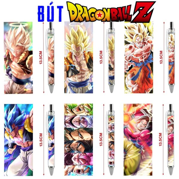 Bút viết In hình Dragon Ball 7 Viên Ngọc Rồng  - Hình in sắc nét - Bút Gel ngòi 0.5mm by 2D Tộc Shop