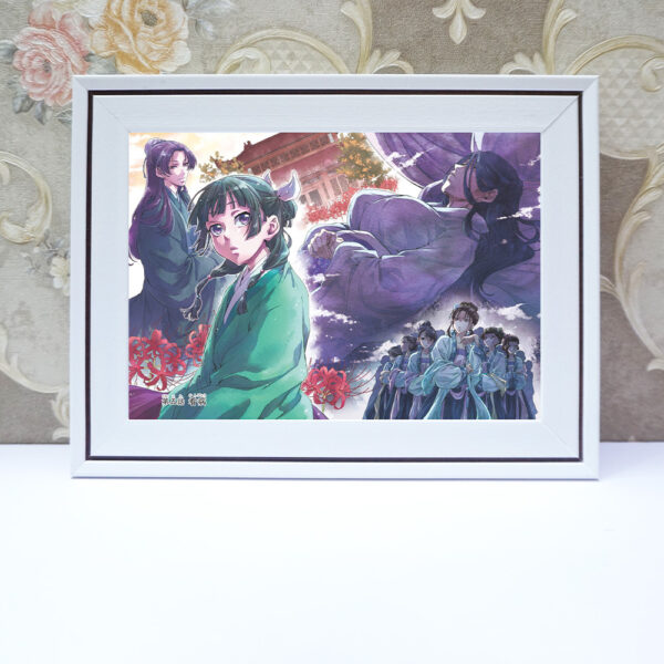 Khung Ảnh Treo Tường, Để Bàn 10x15, 13x18, A5, A4, A3 Mặt Mica Anime Manga Light Novel Dược sư Tự Sự - kèm chân