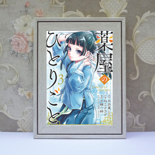 Khung Ảnh Treo Tường, Để Bàn 10x15, 13x18, A5, A4, A3 Mặt Mica Anime Manga Light Novel Dược sư Tự Sự - kèm chân