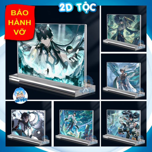 Khung ảnh Mica trong suốt Kích thước A4,A5 In hình Dan Heng Game Honkai: Star Rail đế lùa dày trong suốt - 2D Tộc Shop