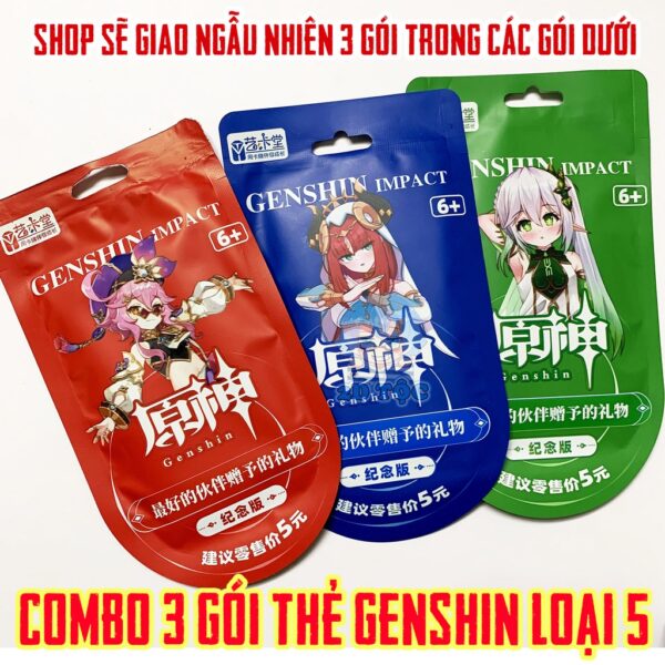 (BẢN MỚI NHẤT) Gói ảnh thẻ nhân phẩm Waifu Anime Girl, Anime One Piece Game Genshin Impact ngẫu nhiên siêu đẹp